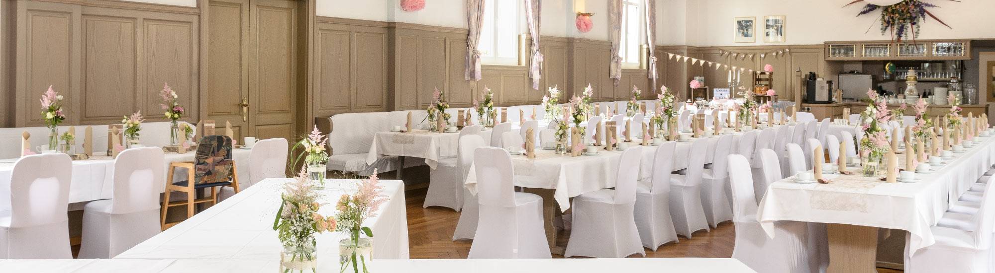 Festsaal Hochzeit